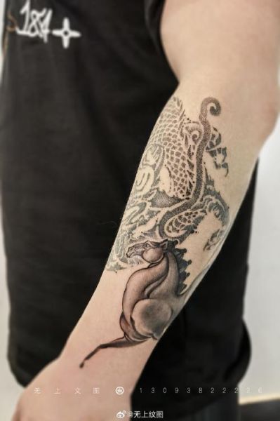 属相生肖纹身图案男（属相纹身图案男小臂参考图）