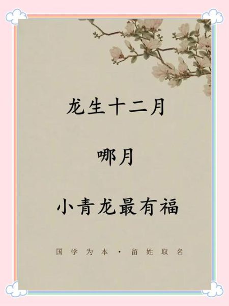 查看龙的生肖属相(属龙的人是哪年出生的)