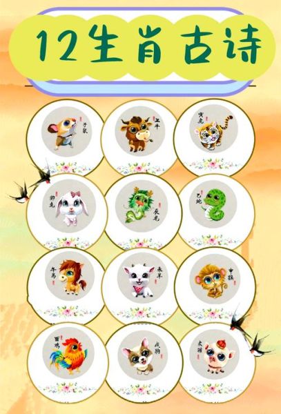 生肖属相   诗（十二生肖属相诗怎么写新手一看就会）