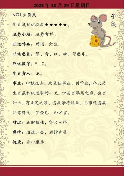 2020年属相生肖运（2020年属鼠的全年运势详解）