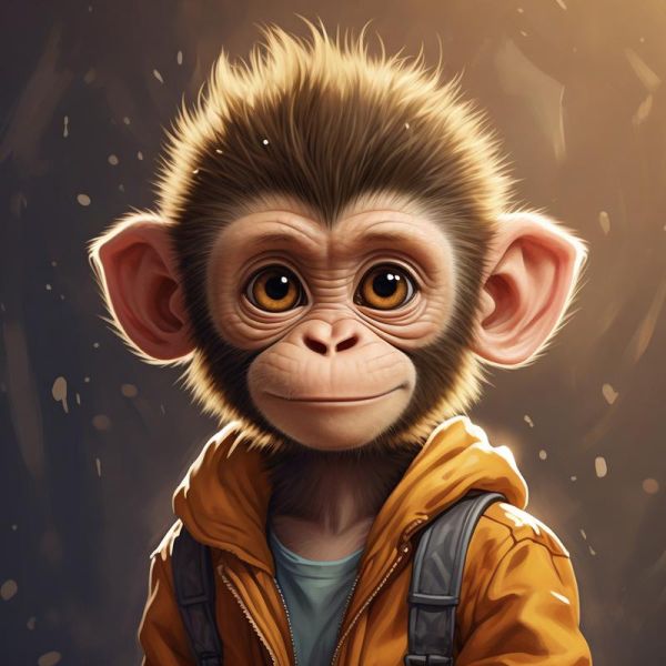 十二生肖属相猴子图片（可爱猴子卡通图片大全）