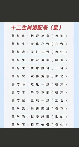 十二生肖婚配属相排行榜(2024年十二生肖婚配属相排行榜谁最搭)