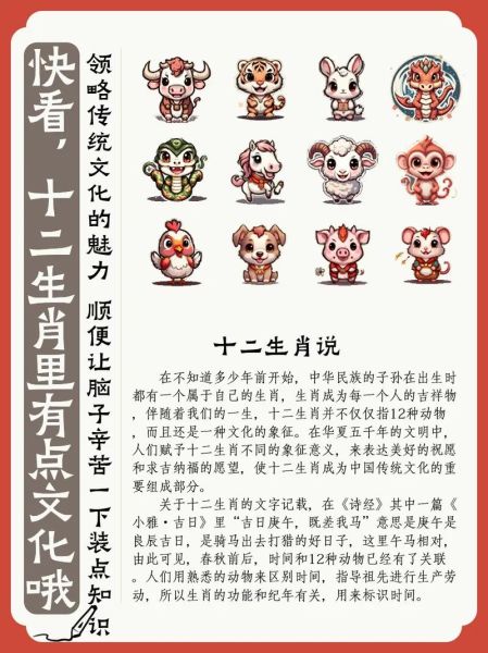 十二生肖每个属相来历(十二生肖每个属相的来历故事)