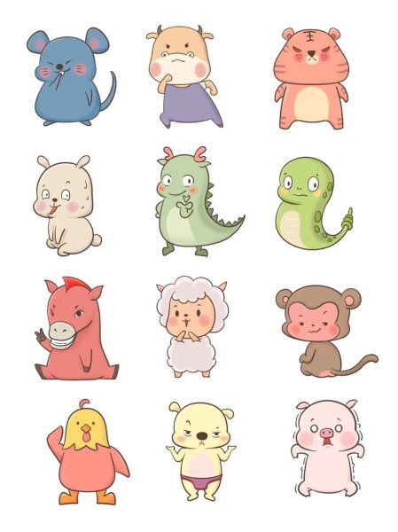 生肖属相动漫图片大全（生肖属相动漫图片大全超萌集合）