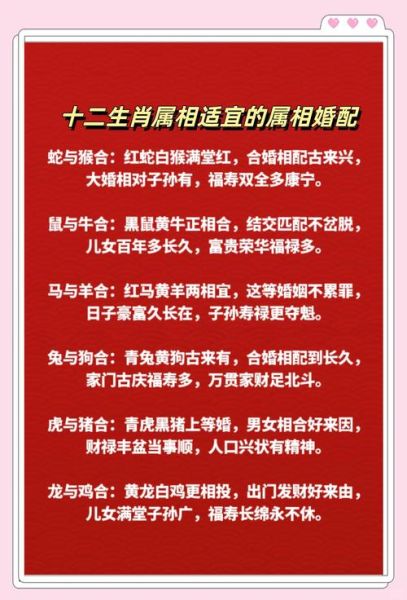 十二生肖最合属相的生肖（十二生肖和什么属相最合得来）