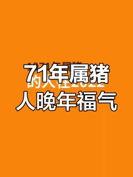 关于生肖1971年属相（1971年属猪的今年多大及运势走势）
