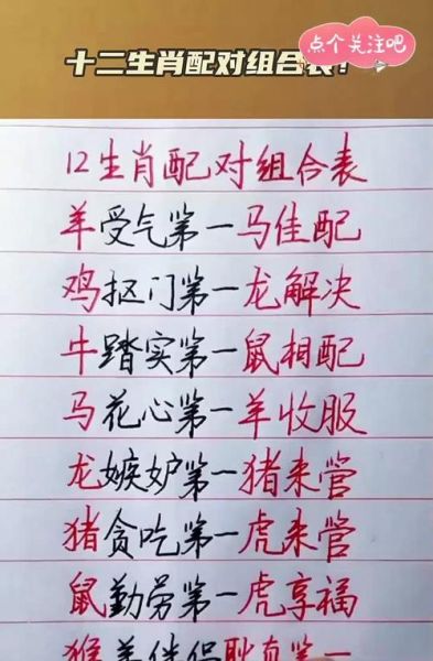 生肖马最爱的属相（生肖马最爱的属相配对解析）