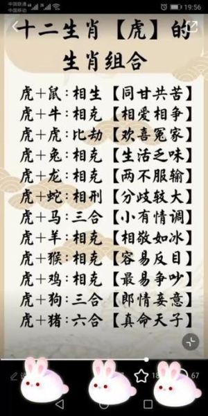 生肖虎适合什么对象属相（生肖虎适合和什么属相结婚）