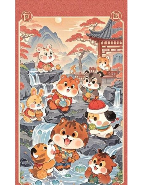 生肖属相牌圆形怎么画（生肖属相牌圆形画法教程）