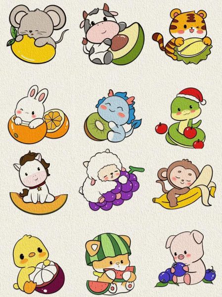 12生肖属相画作（12生肖属相画作怎么画入门）