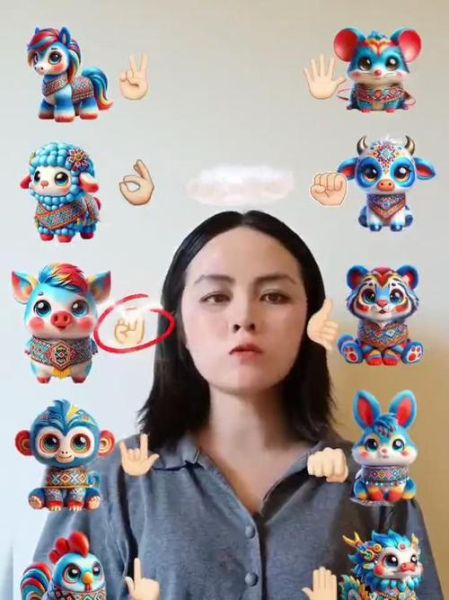 生肖属相手势图片（12属相手势正确拍照图解）