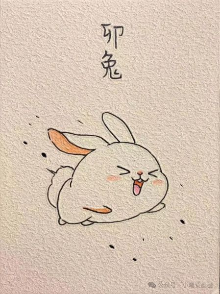 生肖兔的属相画（生肖兔的属相画简笔画教程）